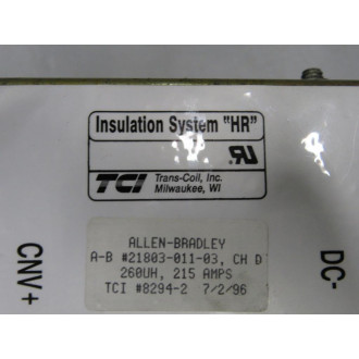 Allen Bradley 21803-011-03 Transformer 2180301103 HR - Used