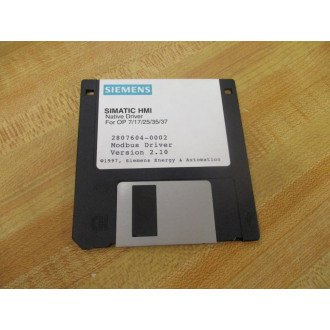 Siemens 2807604-0002 SIMATIC HMI Native Driver 28076040002 - New No Box