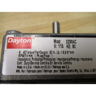 Dayton 2Z804C Shaded Pole Gearmotor