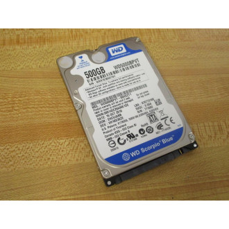 Western Digital WD5000BPVT 500GB 205" Hard Drive  WD5000BPVT-00HXZT1 - Used