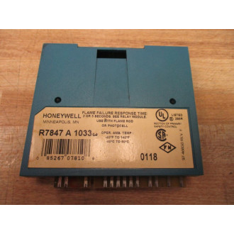 Honeywell R7847A-1033 Flame Amplifier R7847A1033 97-4685B Rev F - New No Box