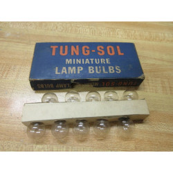 Tung-Sol TS55 Miniature Lamp, Light Bulb 55 (Pack of 10)