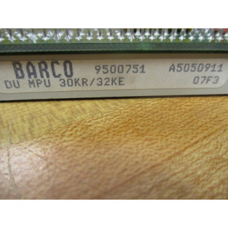 Barco DU MPU 30KR32KE Circuit Board DUMPU30KR32KE - Used