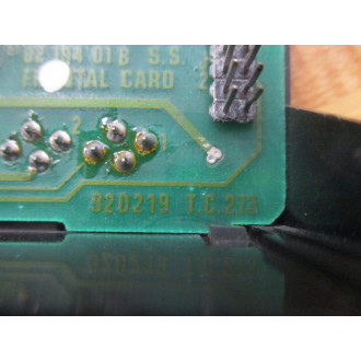 920219 Front Display Card 02 194 01 B - Used