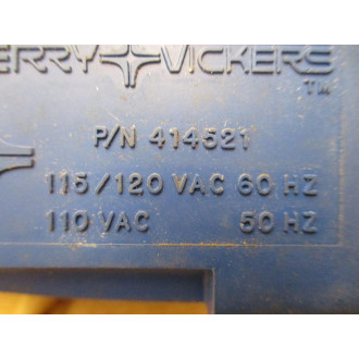 Vickers 414521 Coil 942366 W Gasket, O-Rings, & Mounting Screws