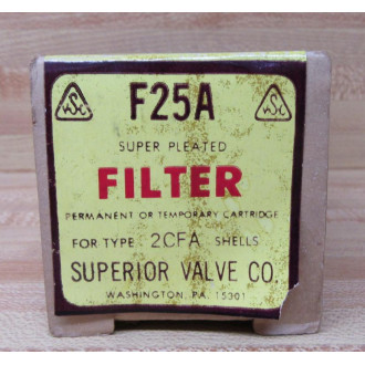 Superior Valve F25A Filter Core