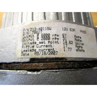 Delco Remy 213-4011-SW Alternator 2134011SW - Refurbished