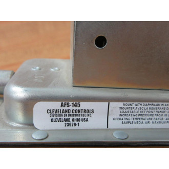 Cleveland Controls AFS-145 Airflow Switch AFS145 15A - New No Box