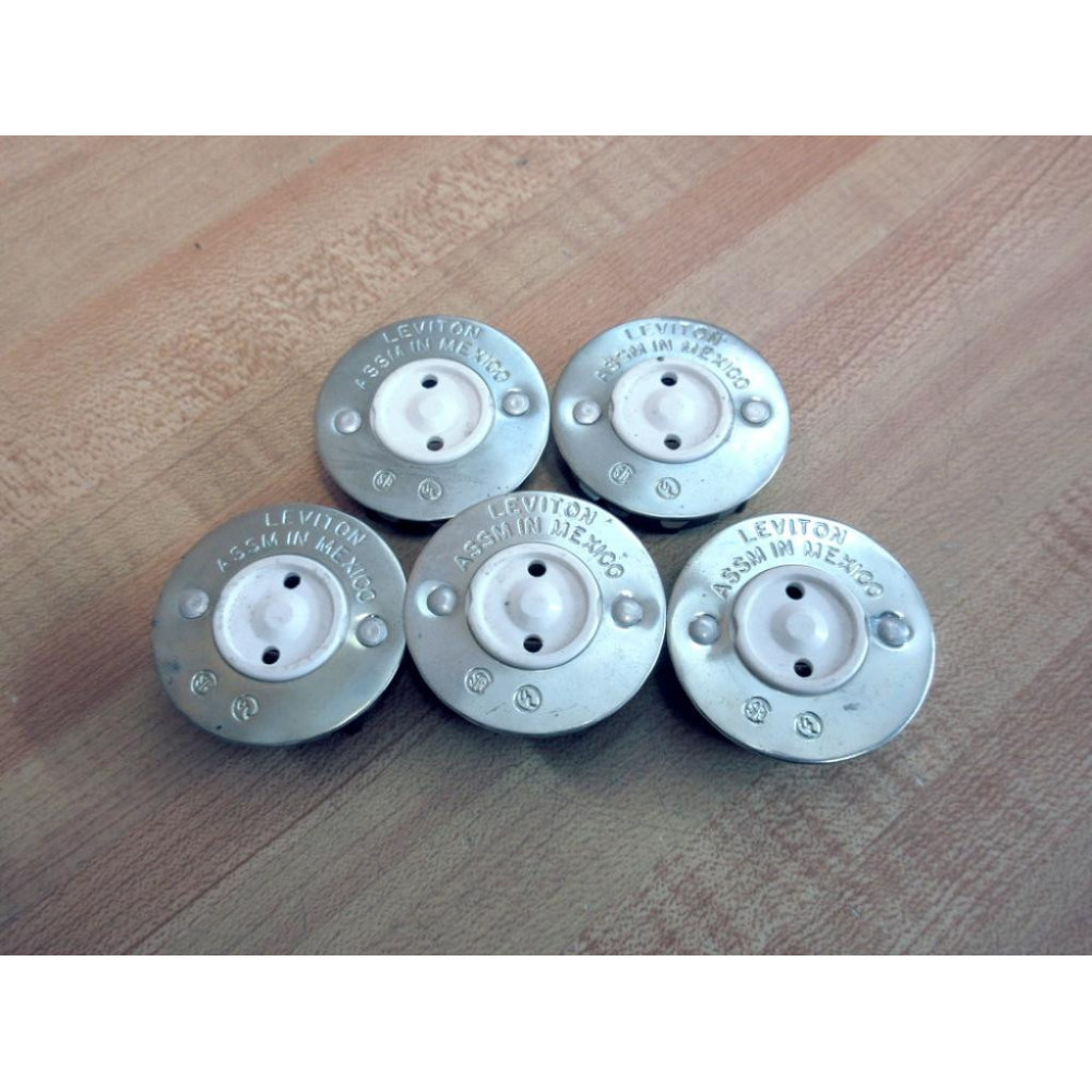 Leviton 519 Fluorescent Lamp Holder 13519 (Pack of 5) - New No Box