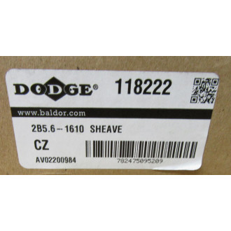 Dodge 118222 Sheave 2B5.6-1610