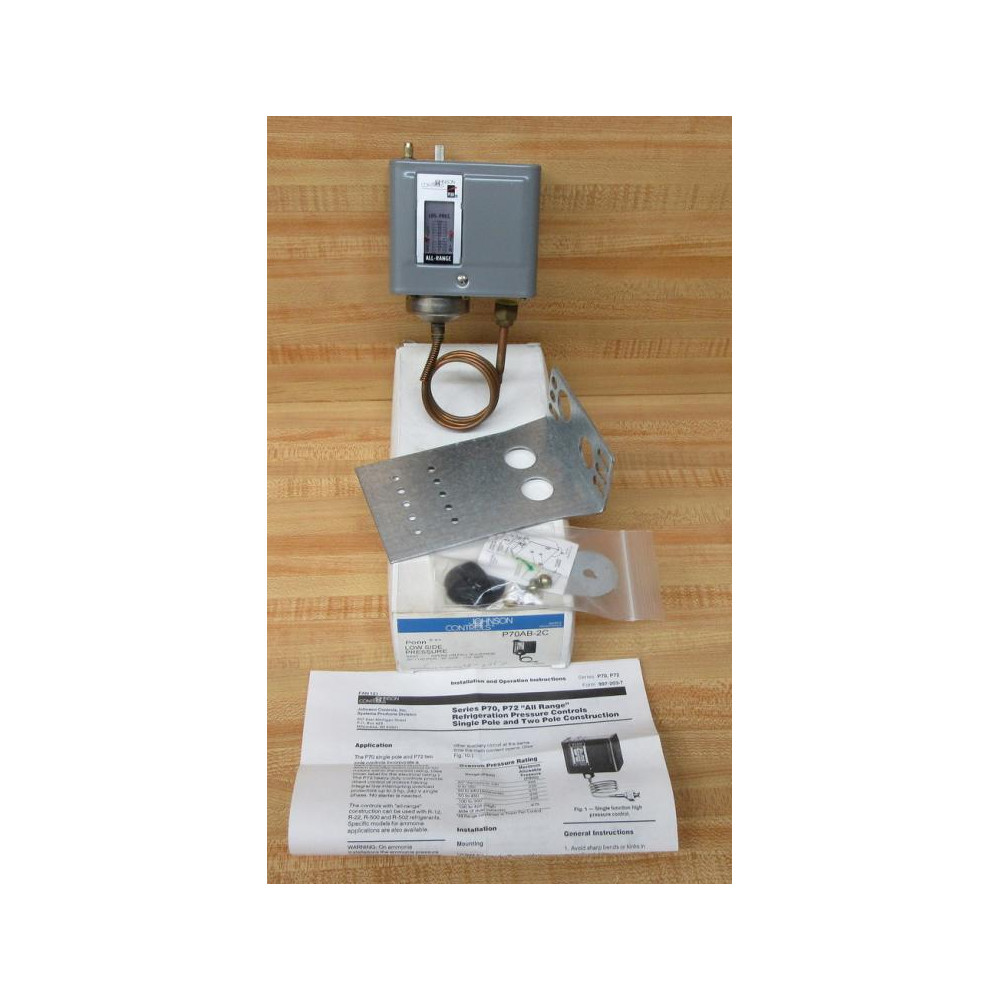 Johnson Controls Penn P70AB-2C Pressure Control P70AB2C
