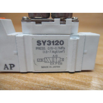 SMC SY3120 Solenoid Valve WO Assembly Screws - New No Box