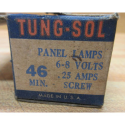 Tung-Sol TS46 Miniature Lamp, Light Bulb 46 (Pack of 5)