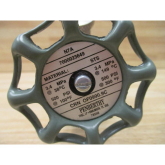 Penberthy 7000023649 Straight Gauge-Cock Valve W Ball Check  N7A - New No Box