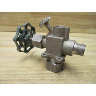 Penberthy 7000023649 Straight Gauge-Cock Valve W Ball Check  N7A - New No Box