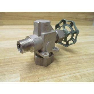 Penberthy 7000023649 Straight Gauge-Cock Valve W Ball Check  N7A - New No Box