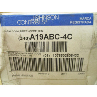 Johnson Controls A19ABC-4C Penn Temperature Control A19ABC4C