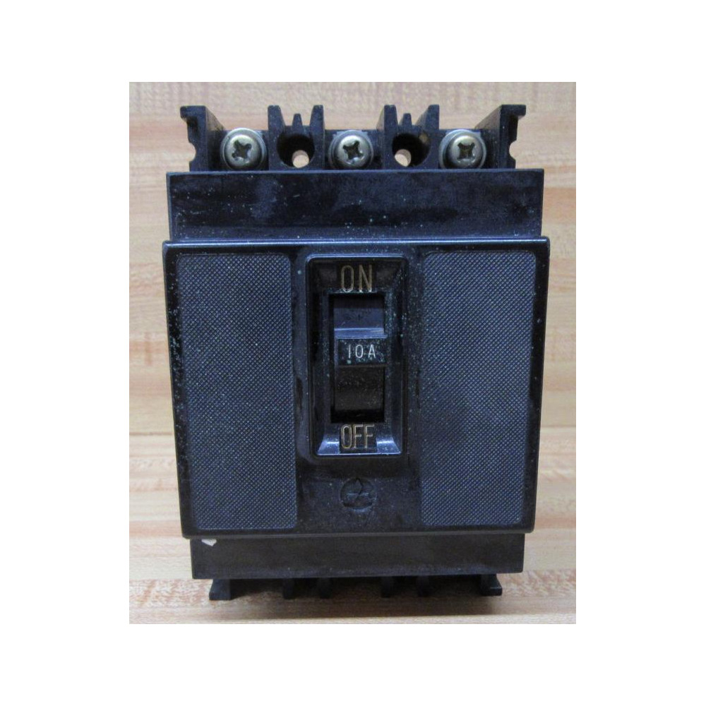 Mitsubishi NF30-3P-10A No-Fuse Breaker NF303P10A - Used