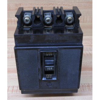 Mitsubishi NF30-3P-10A No-Fuse Breaker NF303P10A - Used