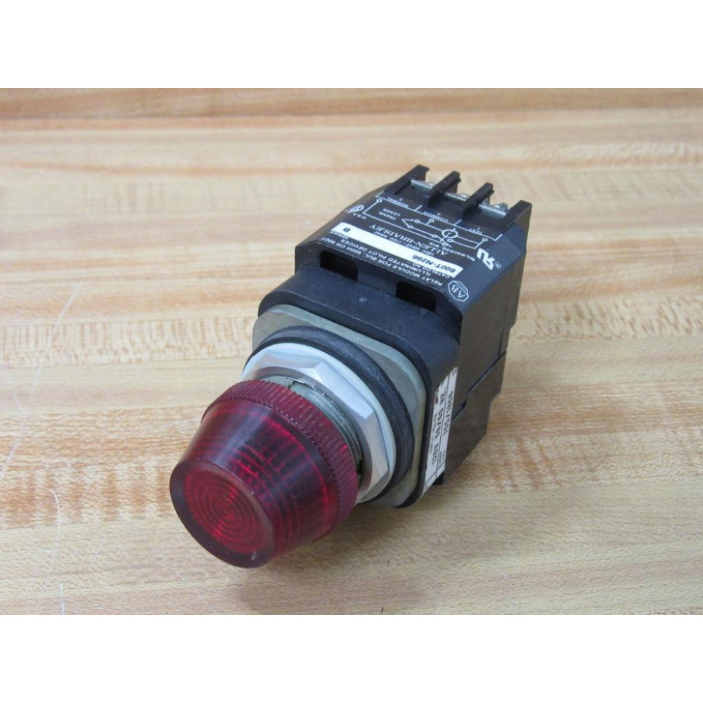 Allen Bradley 800T-PDT16R Pilot Light 800TPDT16R - New No Box Allen Bradley 800T-PDT16R Pilot Light 800TPDT16R - New No Box
