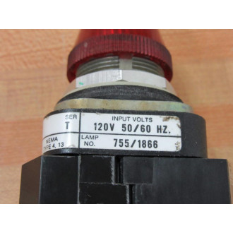 Allen Bradley 800T-PDT16R Pilot Light 800TPDT16R - New No Box