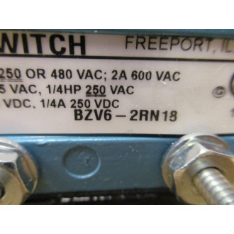Honeywell  Micro Switch BZV6-2RN18 Limit Switch BZV62RN18