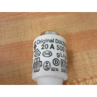 Siemens 5SB27 Bottle Fuse 20A-500V (Pack of 25)