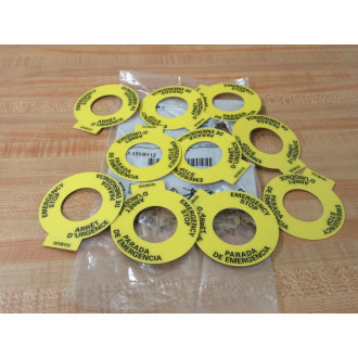 Allen Bradley D7-15YB112 Legend Plate D715YB112 (Pack of 10)