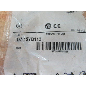 Allen Bradley D7-15YB112 Legend Plate D715YB112 (Pack of 10)