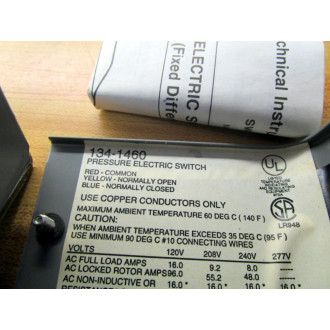 Powers 134-1460 Electric Pressure Switch 1341460 - New No Box