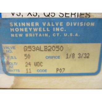 Skinner Q53ALB2050 Solenoid Valve