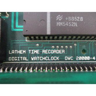 Lathem DWC-20000-4 Digital Watchclock DWC200004 - Used