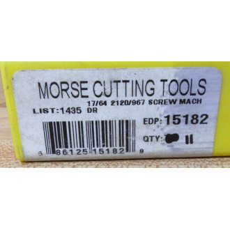 Morse Cutting Tools 15182 Drill Bit (Pack of 11)