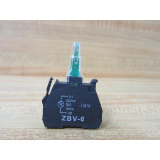Telemecanique ZBV-6 Schneider Light Module ZBV6 wLED Bulb 230VDC - New No Box