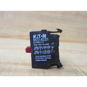 Eaton M22-KC01 Moeller Contact Block M22KC01 - New No Box