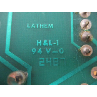 Lathem DWC-20002-3 Control Panel DWC200023 - Used