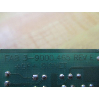 GF+Signet 3-9000.460 ISO Output Card 3-9000.460-1 - Used