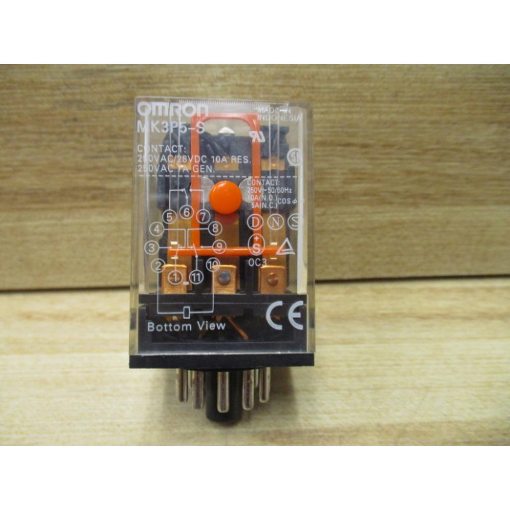 Omron MK3P5-S Relay MK3P5S MK3P5-S-120V Coil 120VAC - Used
