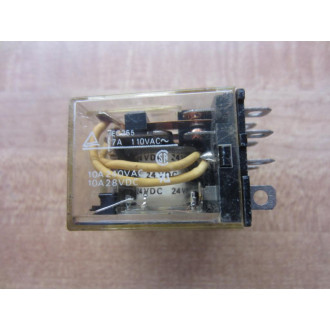 Omron LY4N-D2-24V Relay LY4N-D2-24V DC Coil 24VDC Tested (Pack of 2) - Used