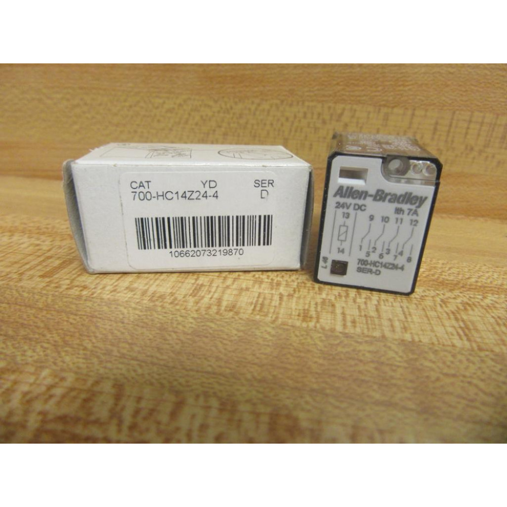 Allen Bradley 700-HC14Z24-4-24V Relay 700-HC14Z24-4-24V DC Series D