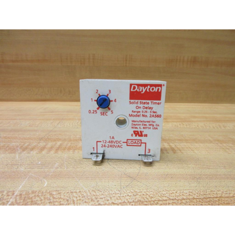 Dayton 2A560 Solid State Timer - Used