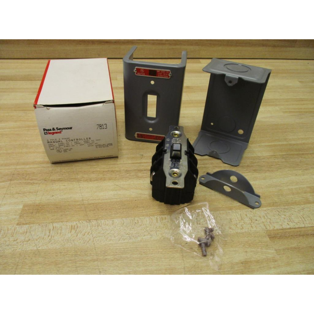 Pass & Seymour 7813 Manual Motor Controller CAT 7813 Pass & Seymour 7813 Manual Motor Controller CAT 7813
