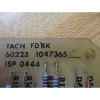 Incom 1047365-01 Tachometer Feedback Bd 60223 104736501 - Used