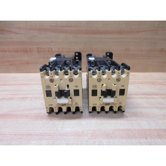 Allen Bradley 100-A18NZ*3 Contactor 100A18NZ3 Ser. B Chipped (Pack of 2) - Used