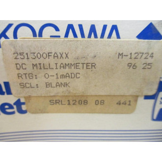 Yokogawa 251300FAXX Panel Meter