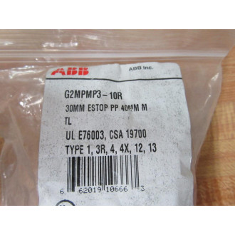 ABB G2MPMP3-10R Red E-Stop Button G2MPMP310R (Pack of 2)