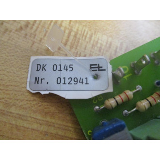 Erhardt+Leimer 012941 E+L Circuit Board 0125A-010853 - Used