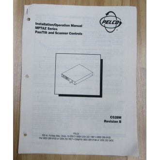 Pelco MPTAZ24DT PanTilt Control Lens