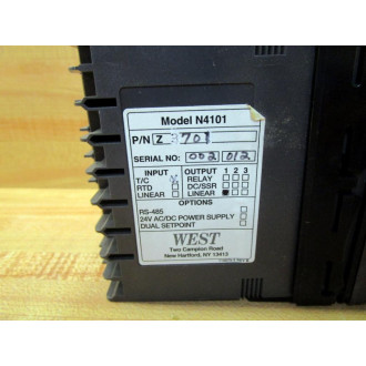 West N4101 Z 3701 Temperature Control N4101 WMissing Screw - Used