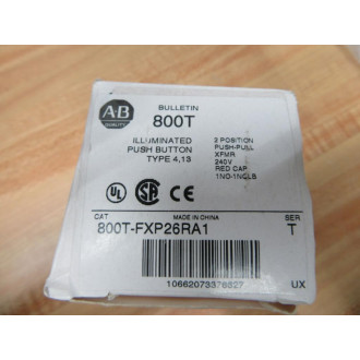 Allen Bradley 800T-FXP26RA1 Red Button 800TFXP26RA1